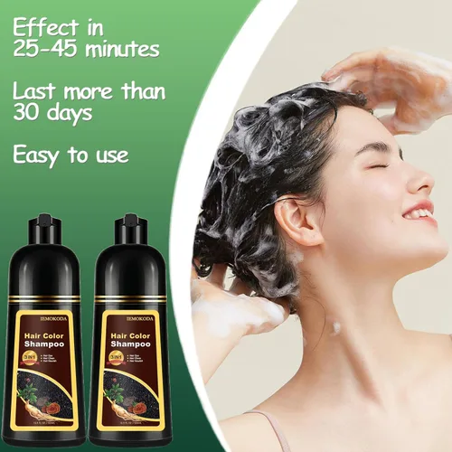 Miniatura 6 de Champú Tinte para Cabello 3 en 1, Tinte para Cabello Rubio Castaño 16.9 FL Oz, Champú para Cabello, Champú de Color Semipermanente para Cabello