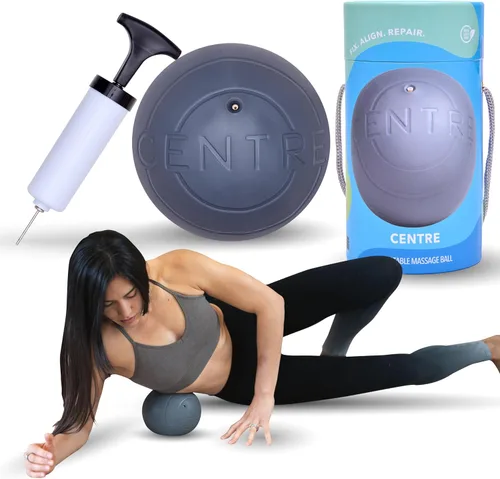 Miniatura 2 de RAD Centro - Bola de masaje de tejido profundo de yoga suave - Bola de liberación miofascial para masaje abdominal, psoas, cuello y estómago - Punto