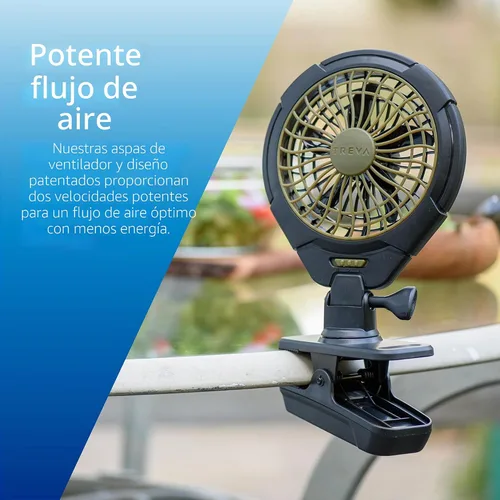 Miniatura 5 de O2COOL Ventilador portátil con baterías de 5 pulgadas