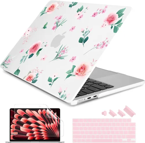Miniatura 29 de Batianda Funda prémium para MacBook Air de 15 pulgadas M5 2026 M4 2025 M3 2024 M2 2022, ultra delgada de 0.047 in, carcasa rígida de plástico