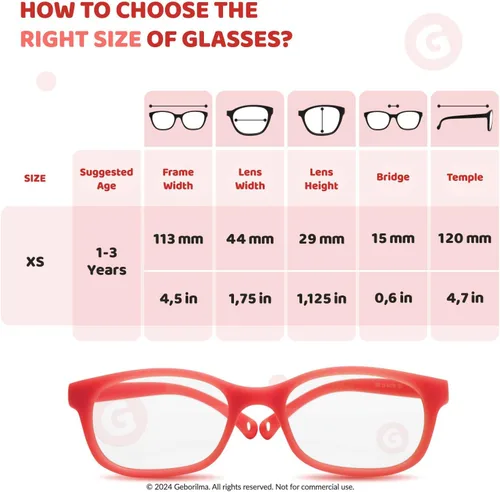 Miniatura 23 de Lentes de marco flexible para niños pequeños, lentes irrompibles para niños de 1 a 3 años, lentes graduados flexibles, marcos de anteojos para niños
