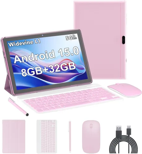 Miniatura 8 de YQSAVIOR Tableta Adnroid 15, tableta 2 en 1 (negro)