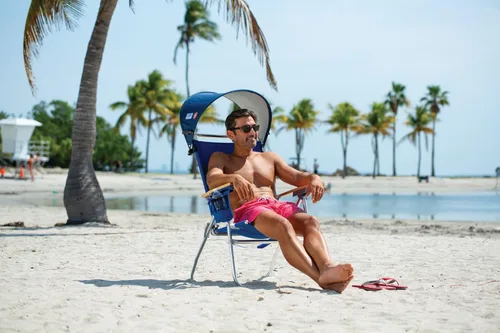 Miniatura 9 de Rio Beach MyCanopy - Parasol para silla personal, color azul marino