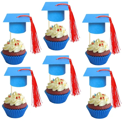 Miniatura 29 de Gyufise 1 decoración de pastel So Proud of You Black Glitter 2026 Decoración de pastel de fiesta de graduación You Did It, decoración de pastel