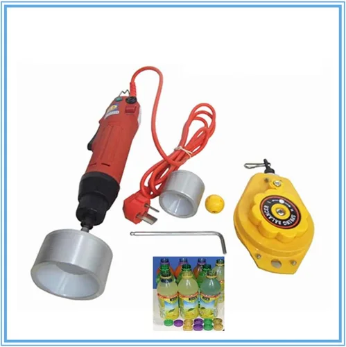Miniatura 4 de CGOLDENWALL Máquina taponadora de botellas de mano Herramientas de tapado de atornillado eléctrico Máquina de sellado de tapado de botellas Diámetro
