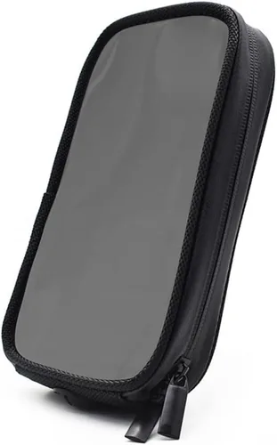 Miniatura 5 de Bolsa magnética para tanque de combustible para motocicleta, bolsillo con cremallera para teléfono celular