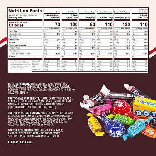 Miniatura 2 de Tootsie Roll Child's Play Candy Favorites – Fabricado en Estados Unidos – 5 libras de dulces de fiesta envueltos individualmente – Bolsa de mezcla