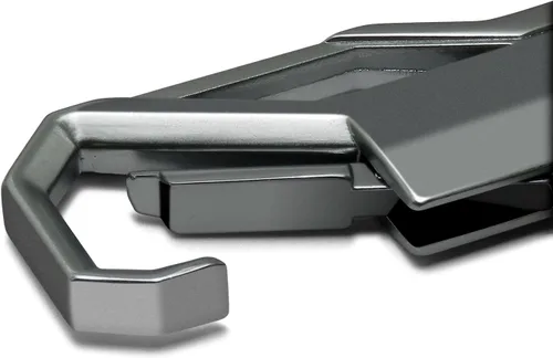 Miniatura 4 de iPick Image Para Honda Civic Type-R Gunmetal Negro Mosquetón Estilo Mosquetón Llavero Metal - Con licencia
