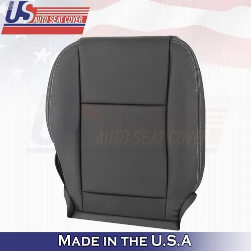 Miniatura 4 de U.S.AutoSeatCover 2011 2012 2013 Compatible con Dodge Charger Driver Passenger Bottom Fundas de asiento de cuero BLK