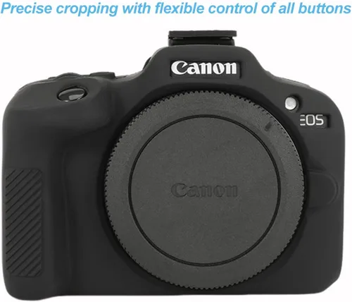 Miniatura 4 de Pocoukate Funda para cámara Canon EOS R100, cubierta protectora de silicona suave con protector de pantalla EOS R100, Accesorios para cámara sin