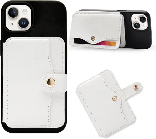 Miniatura 25 de M-Plateau Billetera para teléfono adhesiva, soporte delgado de tarjetas de crédito con adhesivo 3M para teléfono celular y funda de teléfono