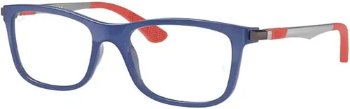 Ray-Ban Junior RY1549 - Lentes graduados cuadrados para niños y niñas + paquete con kit de gafas de diseñador iWear