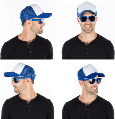 Miniatura 210 de Funky Junque Gorra de béisbol de béisbol en blanco para hombre y mujer
