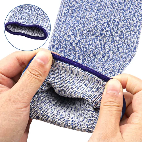 Miniatura 3 de 6 pares de mangas protectoras de brazo nivel 5 resistente a los cortes 12.2 in, unisex, antiabrasión, antiarañazos, antimordeduras, para brazos