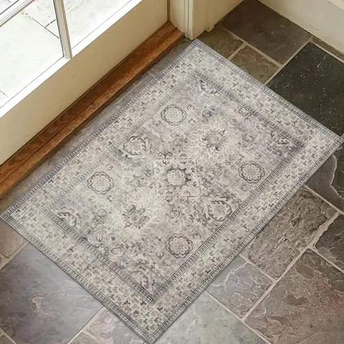 Miniatura 18 de ReaLife Rugs Alfombra pasillo lavable a máquina - Sala de estar, dormitorio, baño, cocina, entrada, oficina - Acolchada de pelo bajo, resistente a