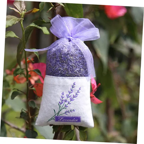 Miniatura 3 de 22 bolsas de muselina con lavanda seca para ambientador de armario, cajón, fragancia y bolsas