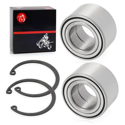2 rodamientos de rueda resistentes + CIRCLIP compatibles con Arctic Cat ATV 250 300 350 366 400 425 450 500 650 700 1000 2005-2017 1402-027 1402-809