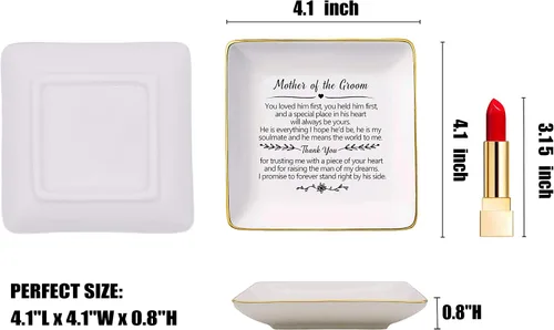 Miniatura 5 de Regalo para la madre del novio de la novia You Loved Him First, You Held Him First Thank You Gift for New Mom Regalos de boda Regalos