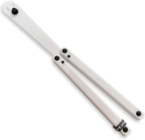 Herramienta de Plástico Plegable Larqety, Resistente y Liviana, Excelente Equilibrio, Herramienta de Práctica para Principiantes (Blanco)