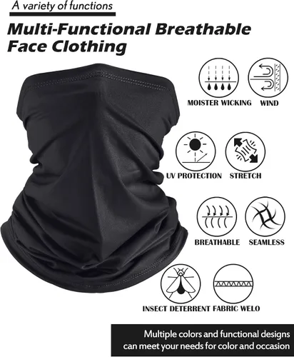 Miniatura 2 de Geyoga Neck Gaiter Bandana Face Mask Summer UV Protection Cooling Breathable Face Mask Neck Scarf Balaclava for Men Women