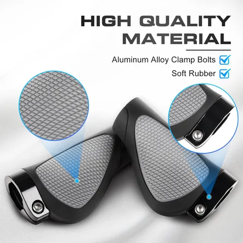 Miniatura 4 de Addmotor Agarres para manillar de bicicleta, protección de muñeca, textura suave, material de poliuretano, apto para manillar de bicicleta de 0.874