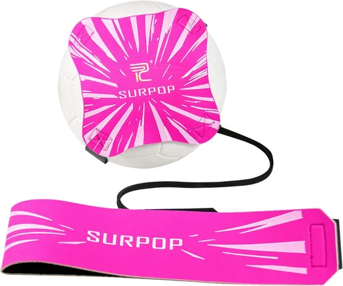 Miniatura 10 de Entrenador de fútbol/voleibol/rugby, patada y lanzamiento de fútbol, ayuda de entrenamiento para práctica en solitario, control de habilidades, Negro