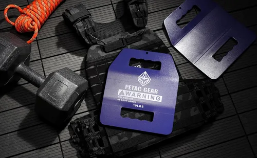 Miniatura 9 de PETAC GEAR Placas de Peso Tácticas Para Chaleco Con Peso Para Hombres Entrenamiento, 5/10/15/20 LBS Equipo de Chalecos de Entrenamiento de Fuerza
