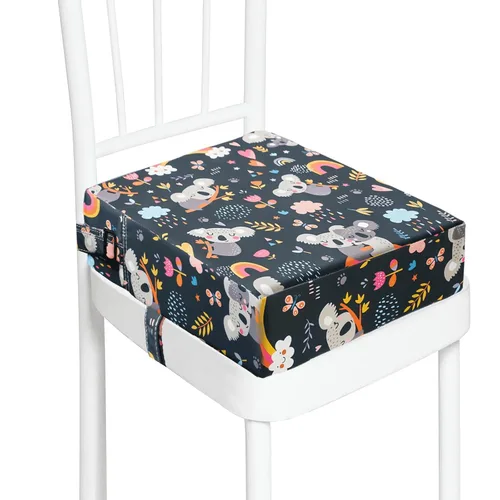 Asiento elevador para niños pequeños para silla de cocina, mesa de comedor, lavable, grueso, resistente, silla elevadora portátil para niños Multi