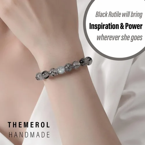 Miniatura 4 de Regalos de Navidad para mamá, tía, abuela, hermana, amor, equilibrio, pulsera de cristal natural con significado, regalos hechos a mano