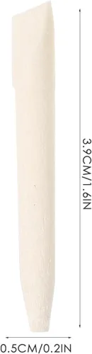 Miniatura 7 de VICASKY 50 puntas de repuesto para rotuladores de pintura, puntas de repuesto para rotuladores, rotuladores permanentes, blanco, 1.6 x 0.2 in