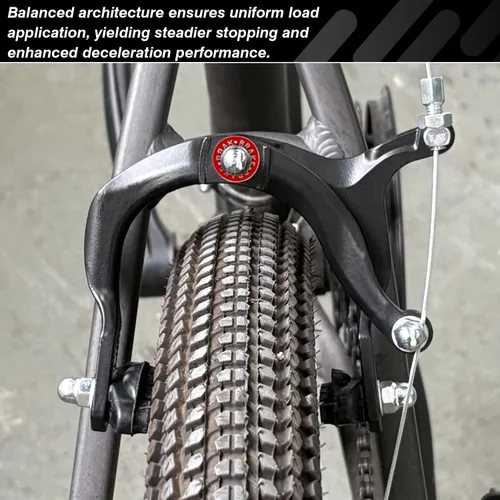 Miniatura 6 de Juego de frenos de bicicleta, kit de freno de pinza C delantera y trasera, pastillas de freno de bicicleta, pinza de freno en forma de C