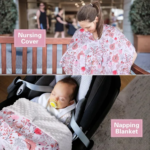 Miniatura 7 de Funda para Asiento de Coche Rquite para Bebé, Fundas para Asiento de Coche para Niña, Funda para Asiento de Coche Infantil de Minky para Invierno