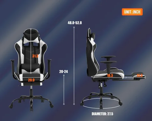 Miniatura 3 de Nueva silla para juegos de espalda alta para Computadora, Silla de diseño ergonómico
