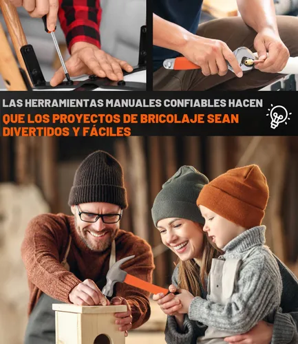 Miniatura 4 de Juego de herramientas de 328 piezas – Kit de herramientas caja de herramientas con cajón, kit de herramientas de mano general para el hogar perfecto