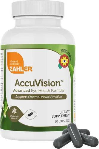 Miniatura 2 de Zahler AccuVision, fórmula avanzada para la salud ocular, 30 cápsulas