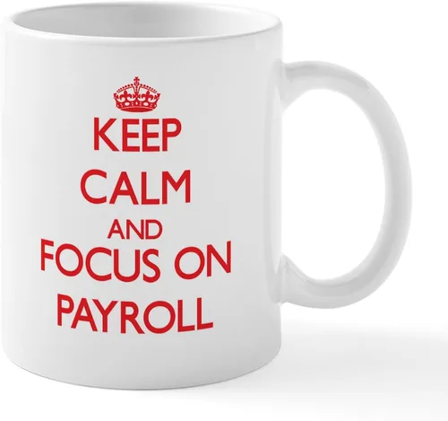 Miniatura 58 de CafePress Coffee Then Payroll Mugs - Taza de café de cerámica (11 oz)