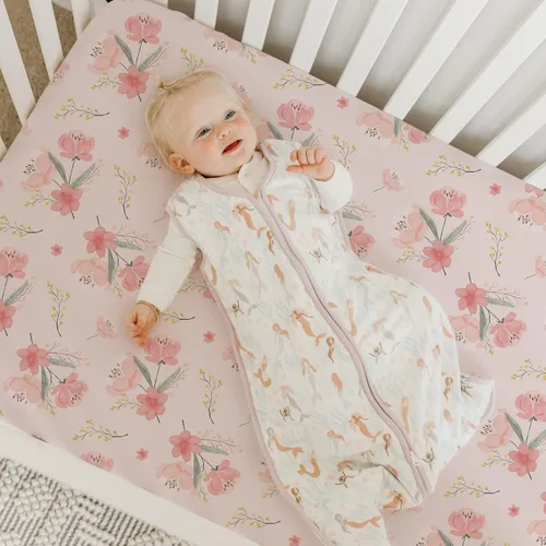 Miniatura 6 de BROLEX Sábanas bajeras para cuna de bebé: Sábanas para cuna infantil - Juego de 2 para colchón de cuna de tamaño estándar para niños y niñas - Pink