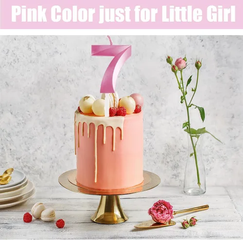 Miniatura 3 de Banda y tiara de cumpleaños número 7 con vela y corona de strass, mi 7º cumpleaños, topper de pastel de feliz cumpleaños, 7 globos de papel