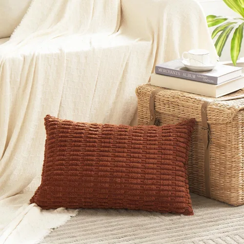 Miniatura 43 de Fancy Homi - Fundas decorativas para cojines, 18 x 18 pulgadas, para sala, sofá o cama, decoración rural, estilo bohemio, funda de cojín cuadrada