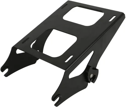 Miniatura 7 de TCT-MOTORPARTS Soporte Completo Negro de Maletero de Equipaje Cortado para Tour y Respaldo de Montaje Compatible con Harley Road Glide Street Glide