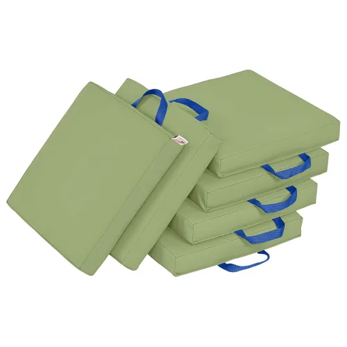 Miniatura 20 de ECR4Kids SoftZone - Cojines de suelo, cuadrados, asientos flexibles, surtidos, 6 piezas