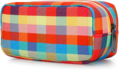 E-Tree Bonita bolsa pequeña, bolsa de cosméticos de maquillaje, bolsa de maquillaje para bolso, bolsa de aseo con cremallera, organizador Colorido