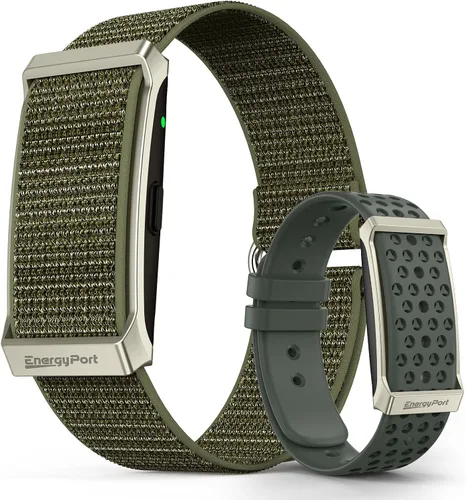 EnergyPort Fitness Tracker,Wearable Health Smart Bracelet Band with Blood Oxygen 170+ Sport Mode 60-Day Battery,Lifetime Membership,Activity Green