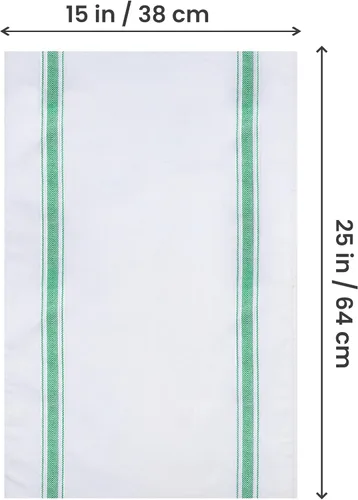Miniatura 4 de Utopia Towels – Trapo de cocina de 15 x 25 pulgadas, 100% algodón hilado en anillo, de lino súper absorbente, barra de limpieza suave y Verde