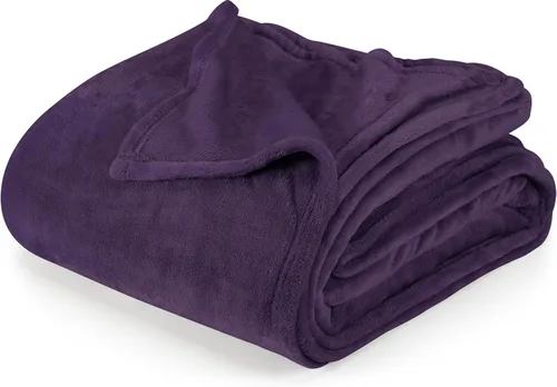 Miniatura 52 de Utopia Bedding Manta de forro polar negro, tamaño individual, ligera, mullida, suave, antiestática de microfibra (60 x 80 pulgadas)