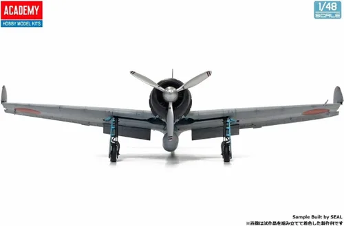 Miniatura 7 de Academy 12352 1/48 Armada japonesa Zero Ship Fighter Avión Tipo 21 Midway Battle Modelo de plástico