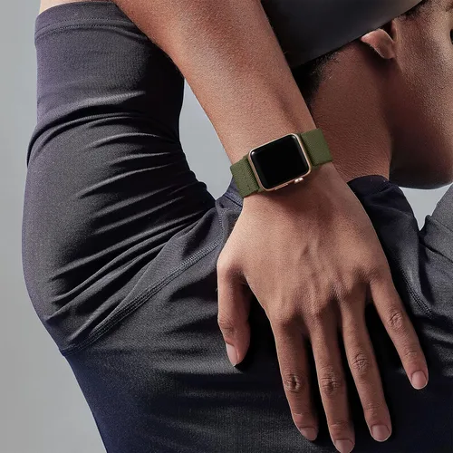 Miniatura 5 de Adorve Correa elástica compatible con Apple Watch Bands Ultra 3/2/1 de 49 mm, 46 mm, 45 mm, 44 mm, 42 mm, 41 mm, 40 mm, 38 mm, para hombres
