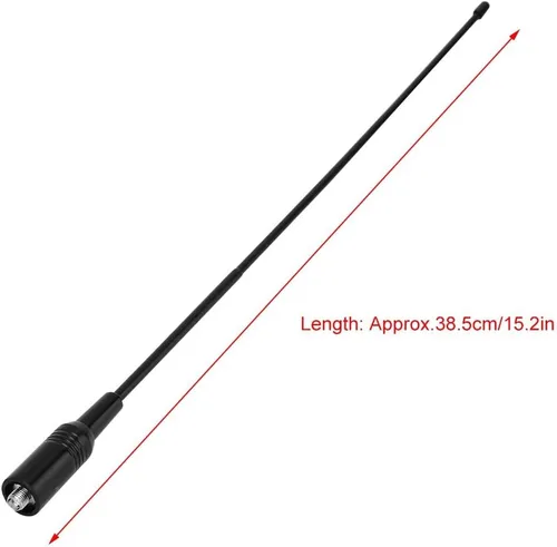 Miniatura 7 de Antena hembra SMA 2.15db alta ganancia portátil plegable SMAFemale conector doble banda 144/430Mhz antena, adecuado para radios de dos vías UV5R