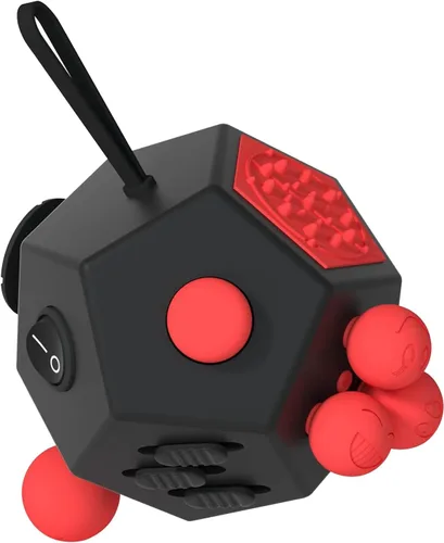 Miniatura 7 de Fidget Dodecágono – Cubo de juguetes antiestrés de 12 lados que alivia el estrés y la ansiedad, antidepresión, juguete de viaje, relleno de calcetín