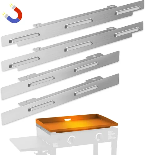 Protectores de viento para parrilla Blackstone de 36 pulgadas, pantalla magnética de acero inoxidable para parrilla Blackstone, accesorios de